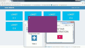 DEMO APLIKASI ANTRIAN DENGAN CI dan Node JS