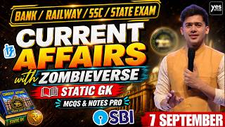 🔴7 September 2026 | Daily Current Affairs | For Bank, Insurance & SSC Exams