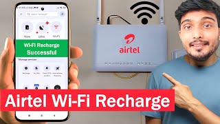 Airtel wifi recharge kaise kare | How to recharge airtel wifi from mobile | airtel fiber recharge screenshot 5