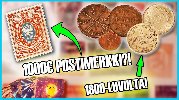 Selvitetään arvoja: 1000€ postimerkki?! 1800-luvun kolikoita! + muuta!