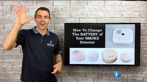 How To Change A Smoke Alarm Battery