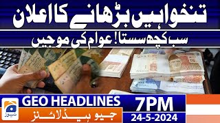 Geo News Headlines 7 PM - KPK Budget 2024-25 - Big News | 24 May