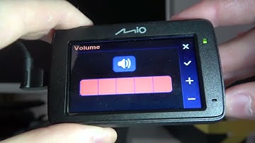 How To Manage Sound Volume In Mio MiVue 731