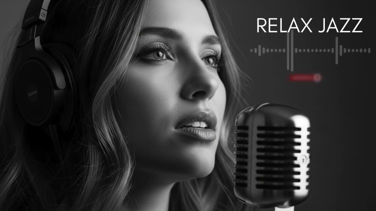 Cozy Jazz Lounge – Soft Sax, Gentle Drums & Night Rain Ambience