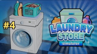💎 COMPREI AS MÁQUINAS TOPPPP! | LAUNDRY STORE SIMULATOR #4 screenshot 4