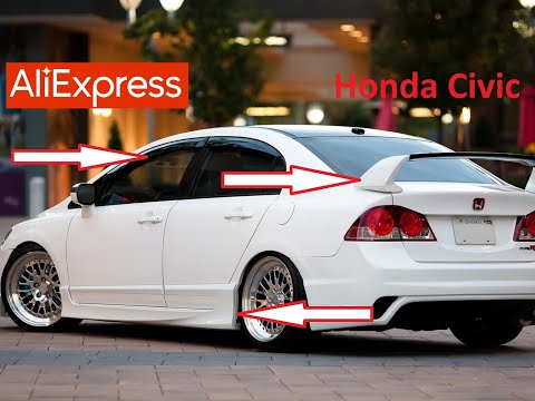 10 КРУТЫХ ТОВАРОВ ДЛЯ ТЮНИНГА ХОНДА ЦИВИК С АЛИЭКСПРЕСС. Honda Civic