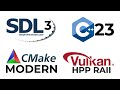 Let's try to create a cross platform vulkan C++ application with SDL and CMake Part 3