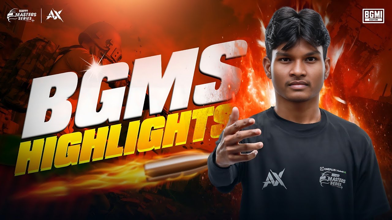 BGMS LEAGUE AND PLAYOFFS HIGHLIGHTS | AxHENRY - Team AX |BGMI