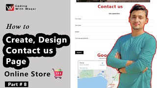 How to create and design contact us page 2023 | How To Create An eCommerce Website With WordPress