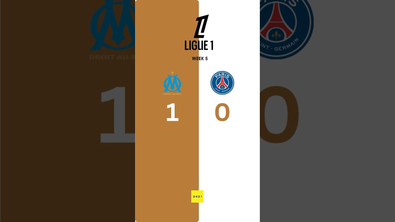 Marseille 1-0 PSG | Ligue 1 2025/26 Matchday 5 Highlights