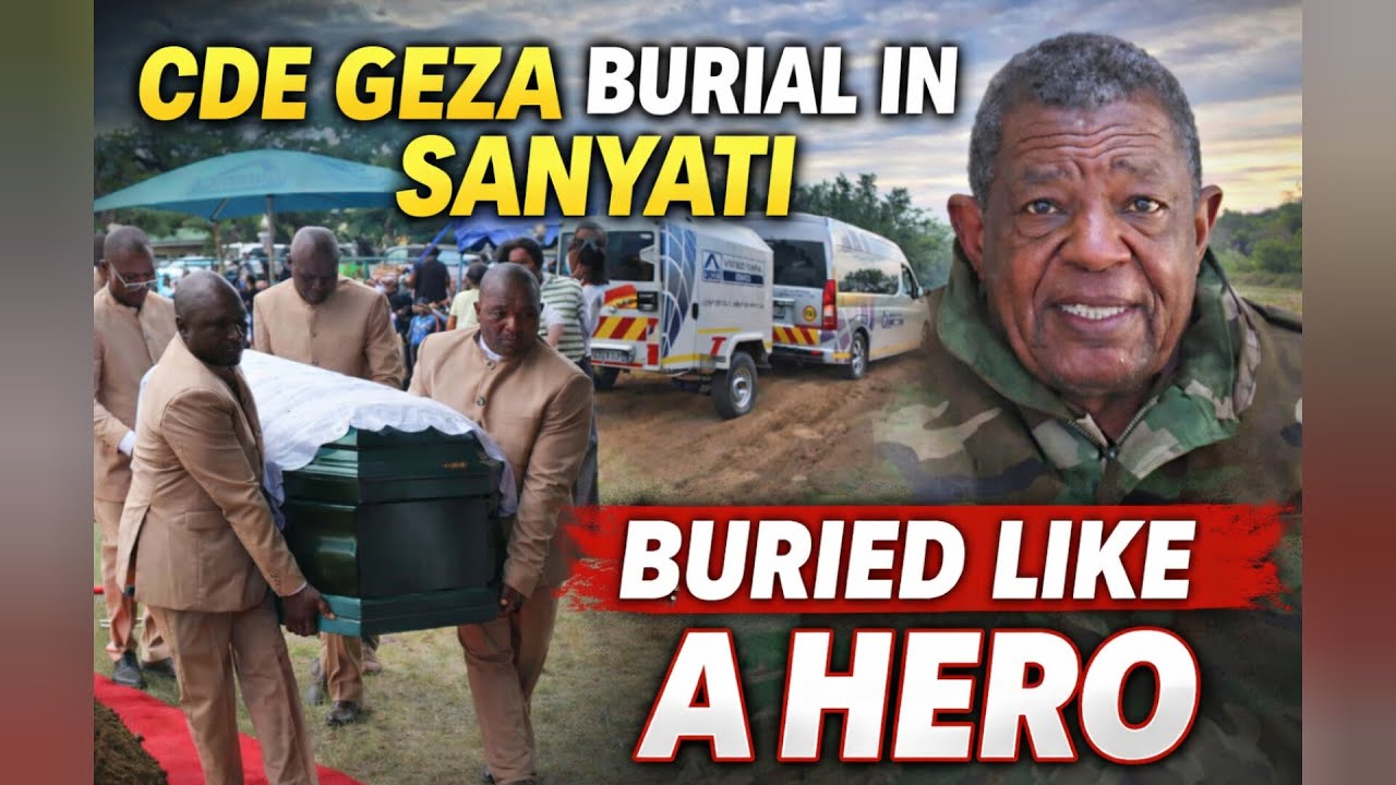 CDE GEZA BURIAL IN SANYATI, BURIED LIKE A HERO DESPITE MNANGAGWA DENIAL