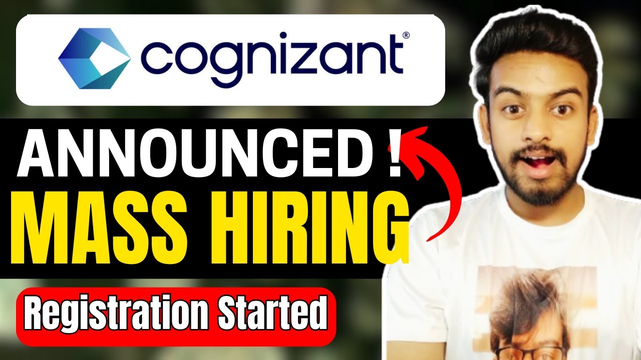 Finally Cognizant MASS Hiring Announced | OFF Campus Drive For 2024 ...