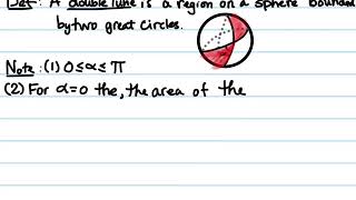 Spherical Geometry (part 2)
