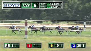 RACE 5 PROGRAM 9 2 2025