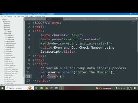 How To Check Even And Odd Number Using JS | DSA Question Part Tech Career Academy