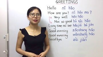 How to Greet People in Mandarin Chinese | Beginner Lesson 4 | HSK 1