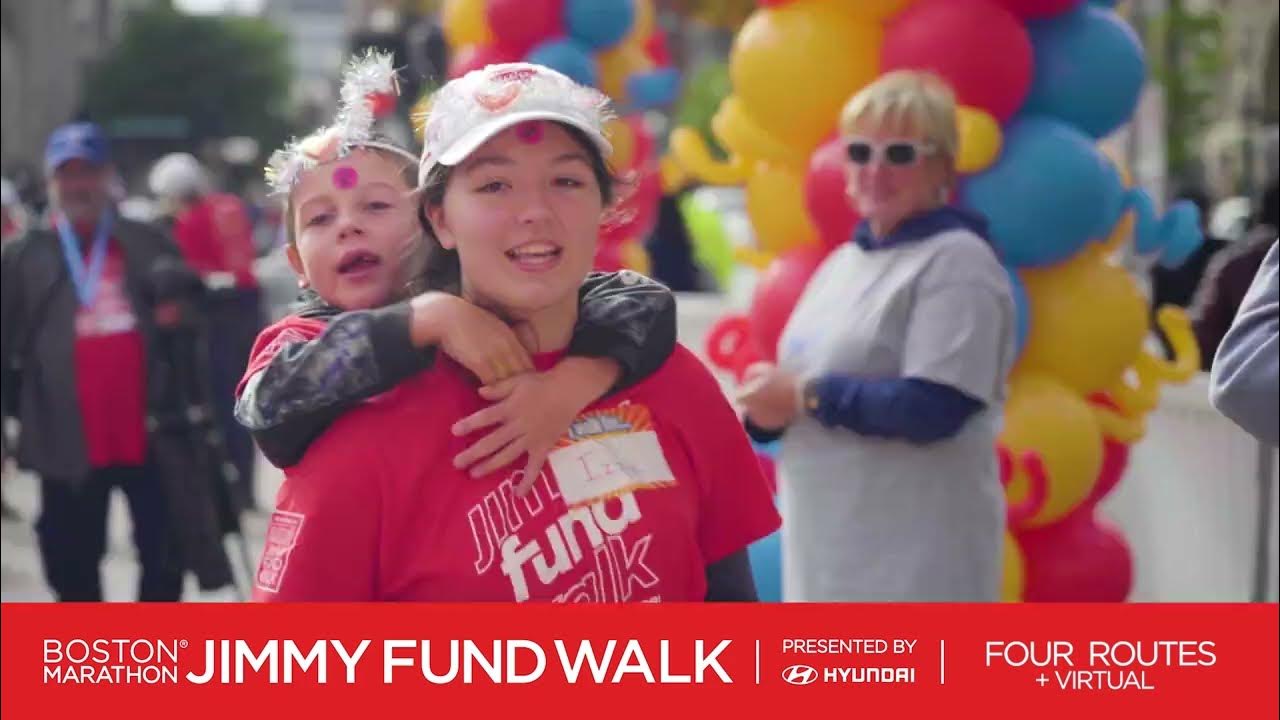 Join us at the 2023 Boston Marathon® Jimmy Fund Walk presented by Hyundai YouTube