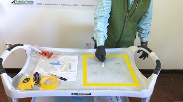 USP 800 sampling procedure for hazardous drugs