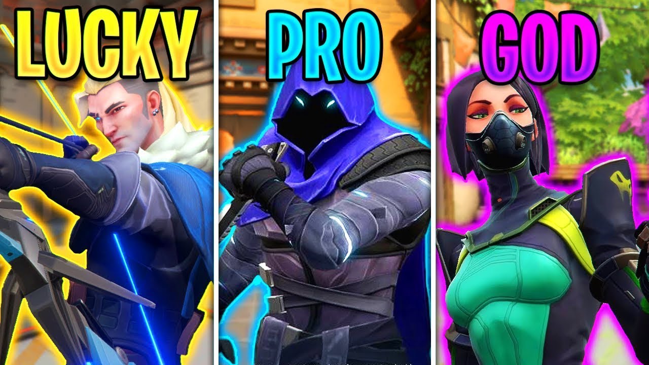 😁😁Valorant: PRO vs LUCKY vs GOD - Crazy Outplays & Hilarious Fails - Montage 