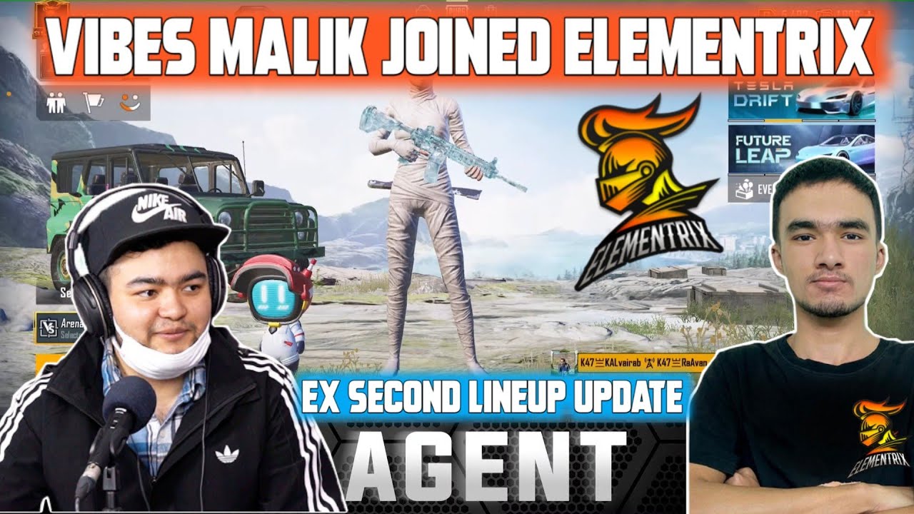 Vibes Malik JOINED Elementrix 😱ELEMENTRIX PLAYING 4 ? SECOND LINEUP UPDATE