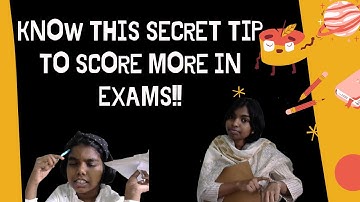 KNOW THIS SECRET TIP TO SCORE MORE IN EXAMS!!|MATHS MADE EASY|NANDITHA & NIVEDITHA