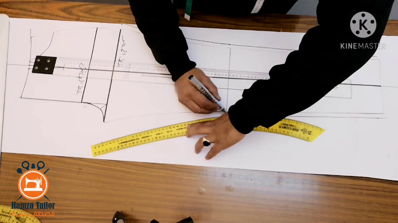 #باترون بنطلون نسائي لا تراه من قبل تحسين نمط الباترون للبنطالون الحريمى،تفصيل،تشريح،قص،خياطة،تشطيب