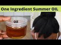 Only One Ingredient & Your Hair Will Grow Like Crazy//Do Not Wash It Out/ Just Perfect For Summer.