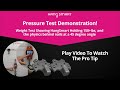 HangSmart No Stud DIY TV Mount - Load &amp; Pressure Test Demonstration