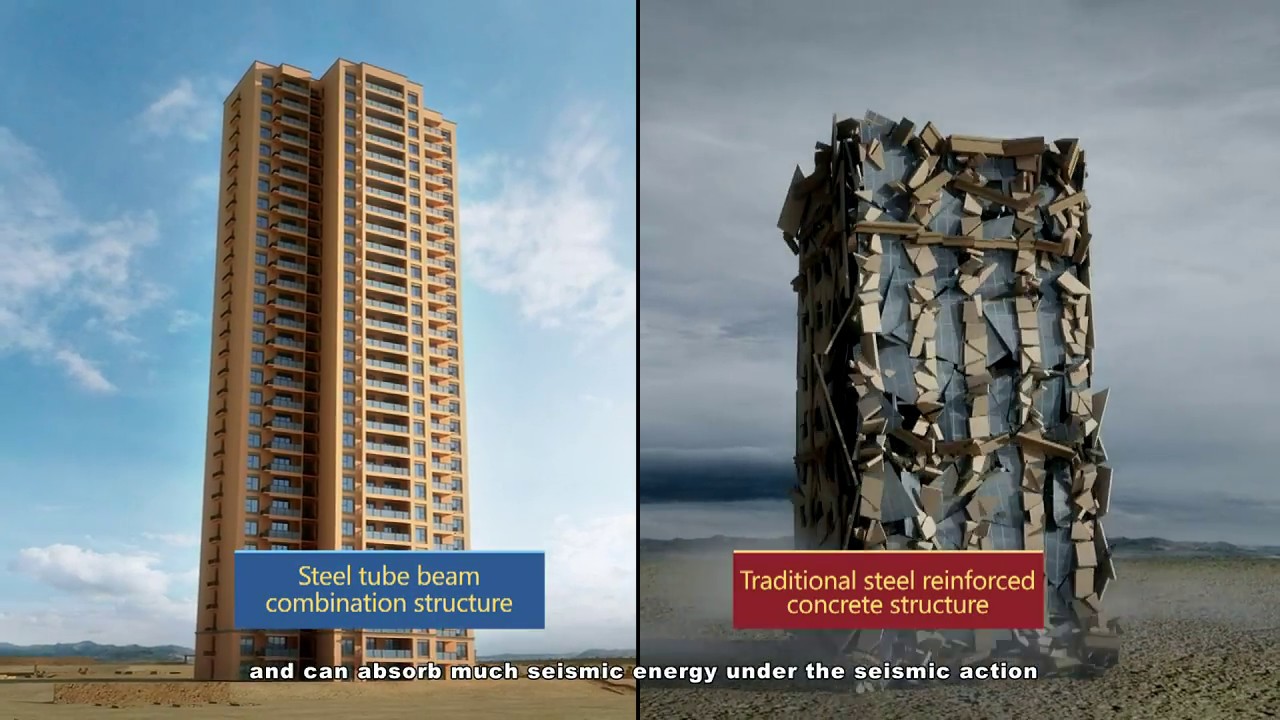 Hang Xiao Steel Structure Steel Tube Beam system for residential