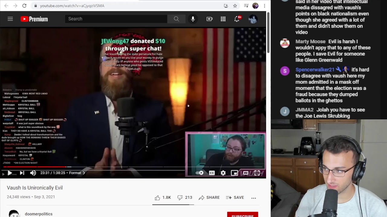 LIVE: VAUSH IS EVIL? Destiny SMASHES Lauren Southern, Tucker Carlson - Jolah is unironically based.