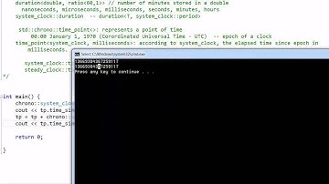 C++ 11 Library:  Clocks and Timers  -- Part II