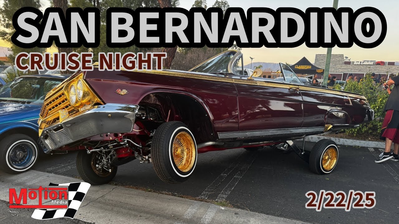 🔥 If You Stay Ready: Lowrider Cruise Night & Car Show in San Bernardino! 🚘🔥