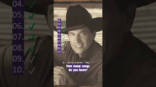 How many George Strait songs do you actually know? 🤠 #GeorgeStrait #KingGeorge #shorts #countyballs