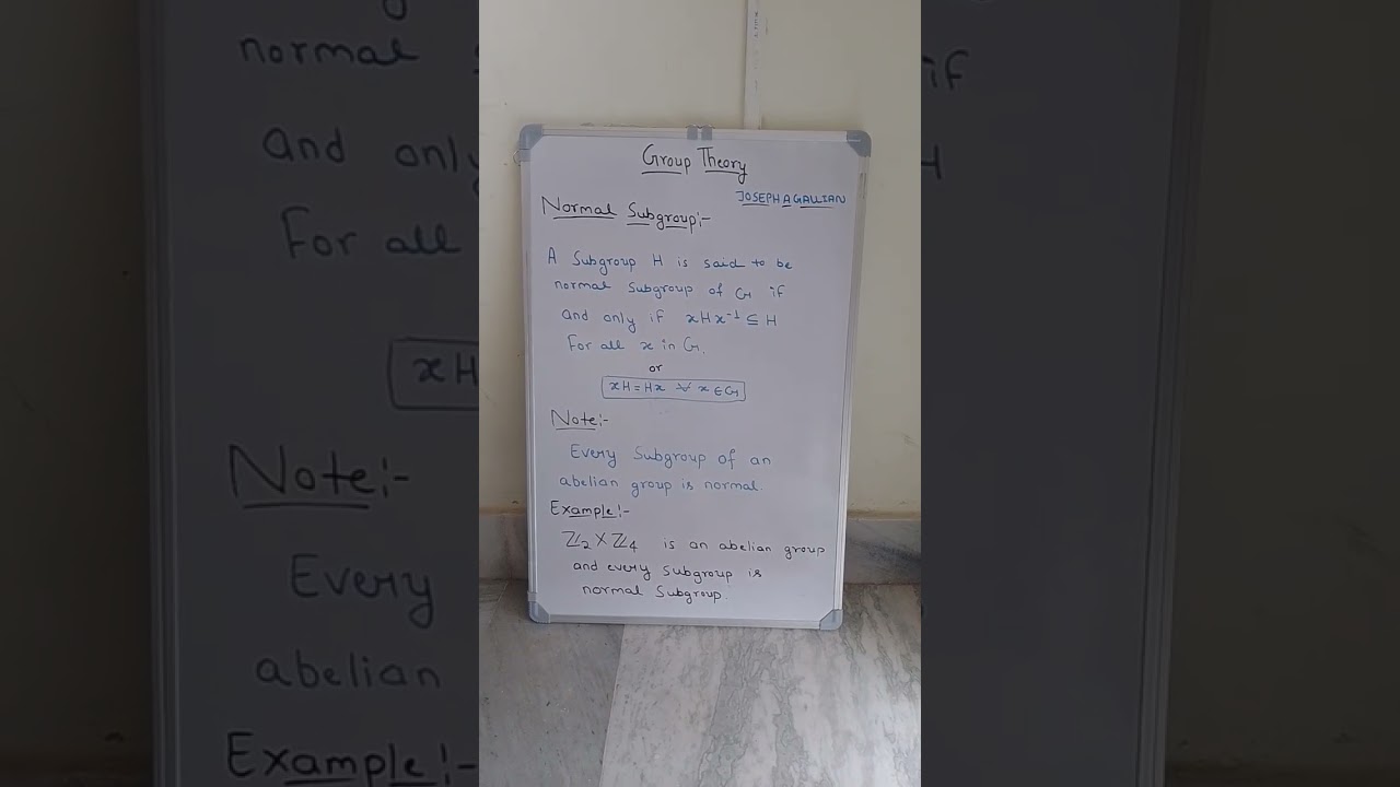 Normal Subgroup/Group Theory /Cmi /Cuet /IIT/NBHM /Shorts /Abstract Algebra
