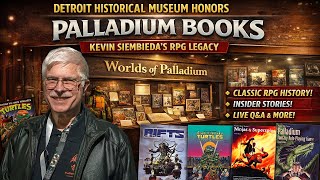 Worlds of Palladium Exhibit: Kevin Siembieda Recognized by Detroit Historical Museum