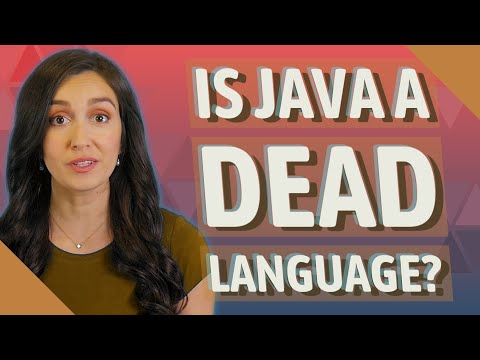 Is Java a dead language?