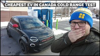 2024 Fiat 500E Winter Cold Weather Range Test