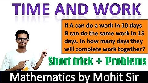 Time and Work Trick | Problems || Concept || SSC CGL, KVS, Bank PO, DSSSB,CTET