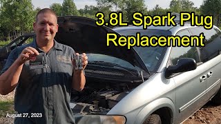 How To Change Spark Plugs on a Dodge 3.8L 230 CID EGH Engine by Nature's Cadence Farm 303 views 8 months ago 12 minutes