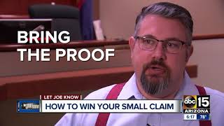 How to win a small claims court case without an attorney