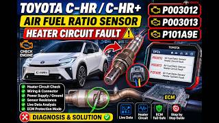 🔧 Toyota C-HR / C-HR+ Air Fuel Ratio Sensor Diagnosis | DTC P003012, P003013 & P101A9E