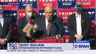 Rudy Giuliani Networks Don’t Get To Decide Elections, Courts Do! (Full Press Conference)