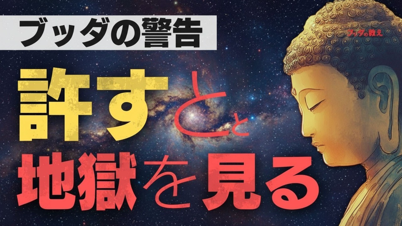 🌿【許すと不幸になる】ブッダが語る“絶対に許してはいけない人間関係”