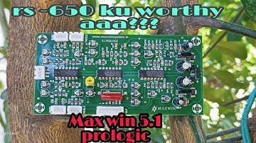 Maxwin 5.1 prologic connection details + review | தமிழில்