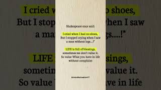 I cried when i had no shoes #quotes #shortfeed #shortsviral #quotesaboutlife #motivation #usa