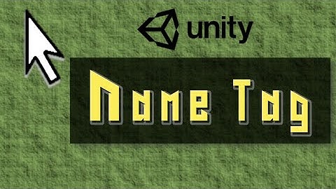 Name Tag Following the Mouse - Point & Click Unity Tutorial