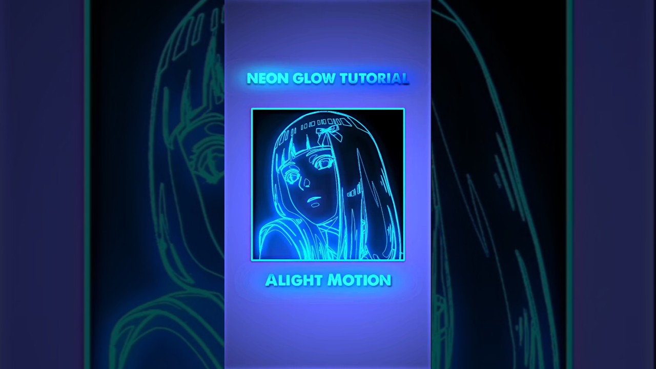 Neon Glow Tutorial on Alight Motion 