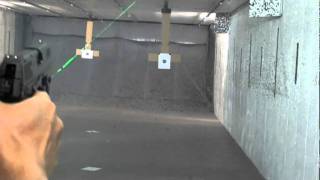 HK45c  with C5 Viridian Green Laser