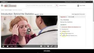 Using the Films on Demand Database