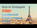 Le verbe Aller au Passe Compose to go past tense - YouTube